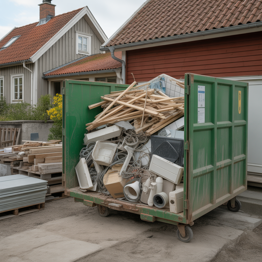 12.Sa minskar du kostnader for bortforsling av rivningsavfall