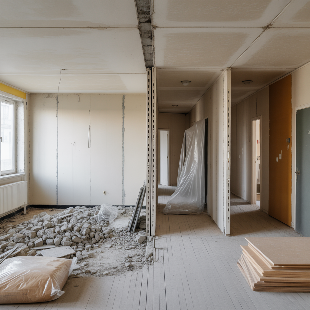 rivning i lagenhet kostnad bullerkrav och grannsamrad