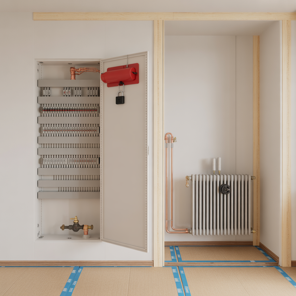 saker frankoppling av el och vvs vid rivning checklista