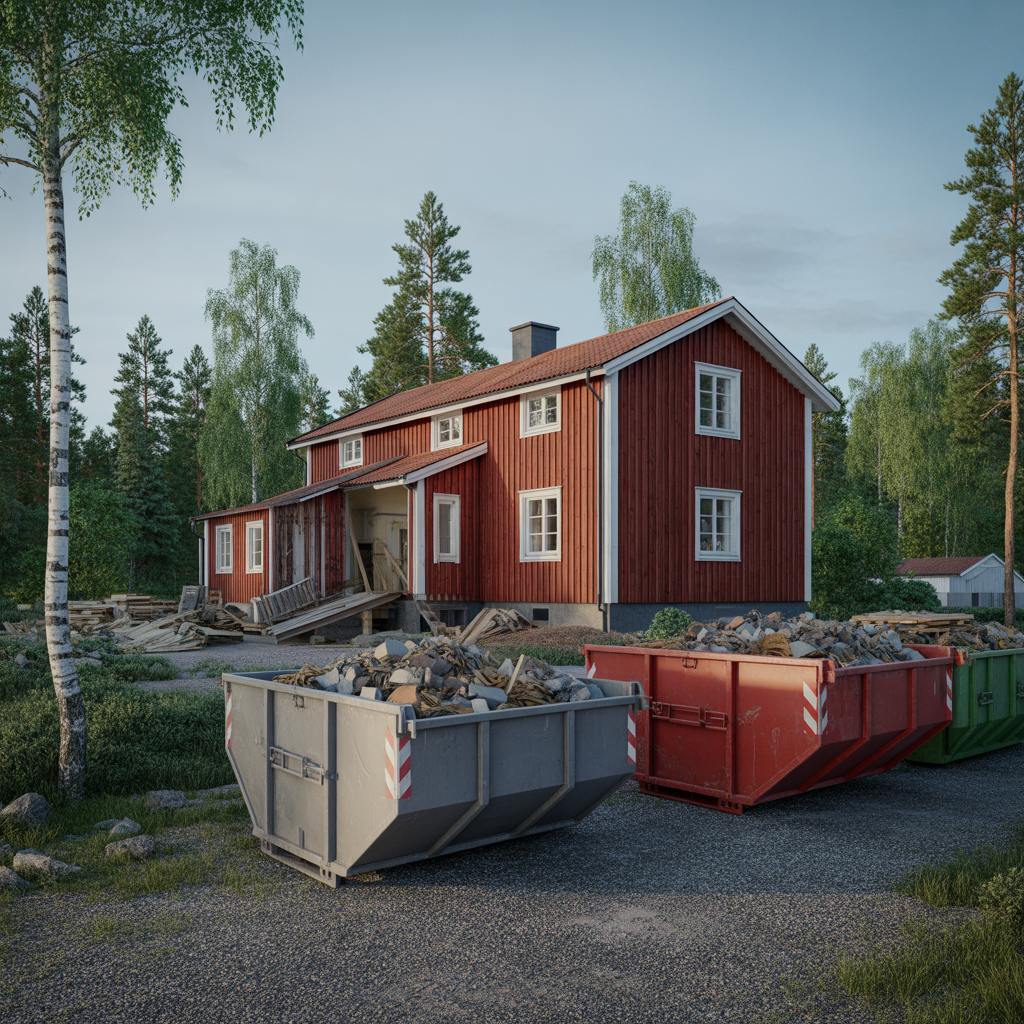 container vid rivning storlekar tillstand och kostnad