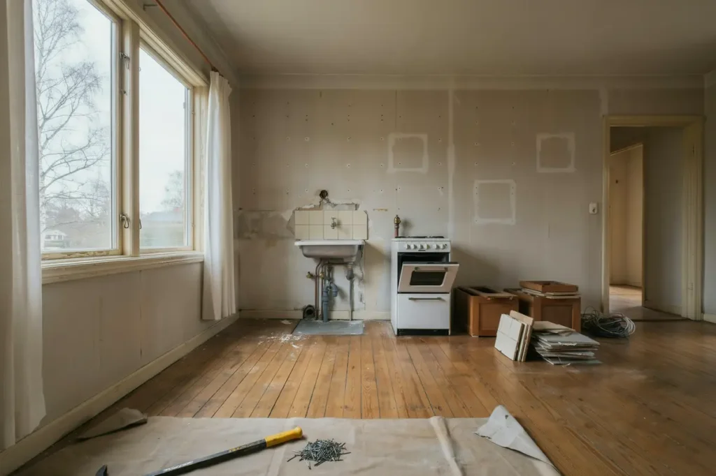 riva k k i villa smart planering f re renovering avst ngningar och avfallshantering